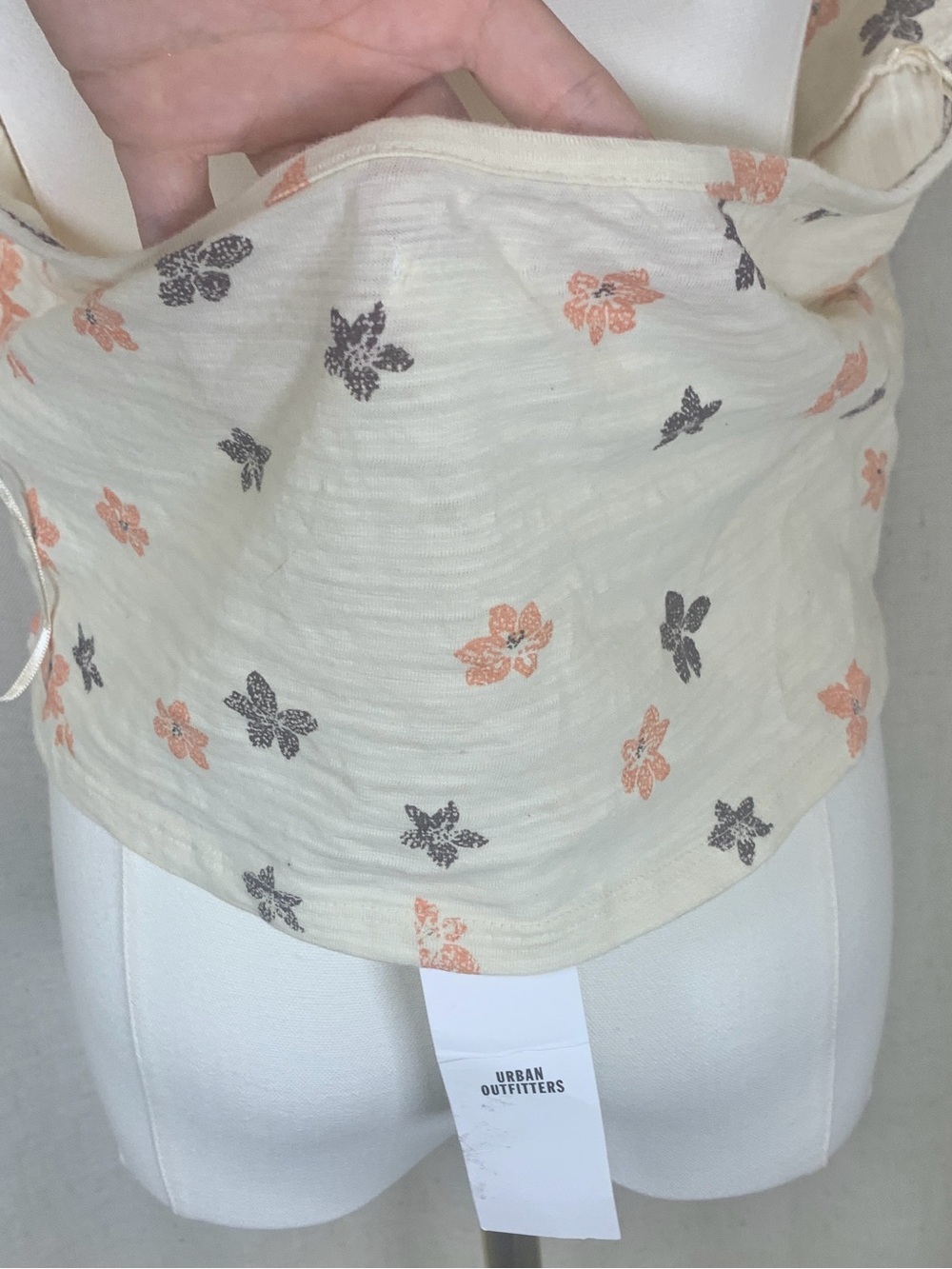 Urban Outfitters Kimchi Blue Tiger Halter Tank Top | Y2K Boho Graphic Cotton XL - Picture 2 of 5